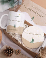 Hohoho - Ceramic Mug 11oz & Coaster Gift Box - GOTShirts