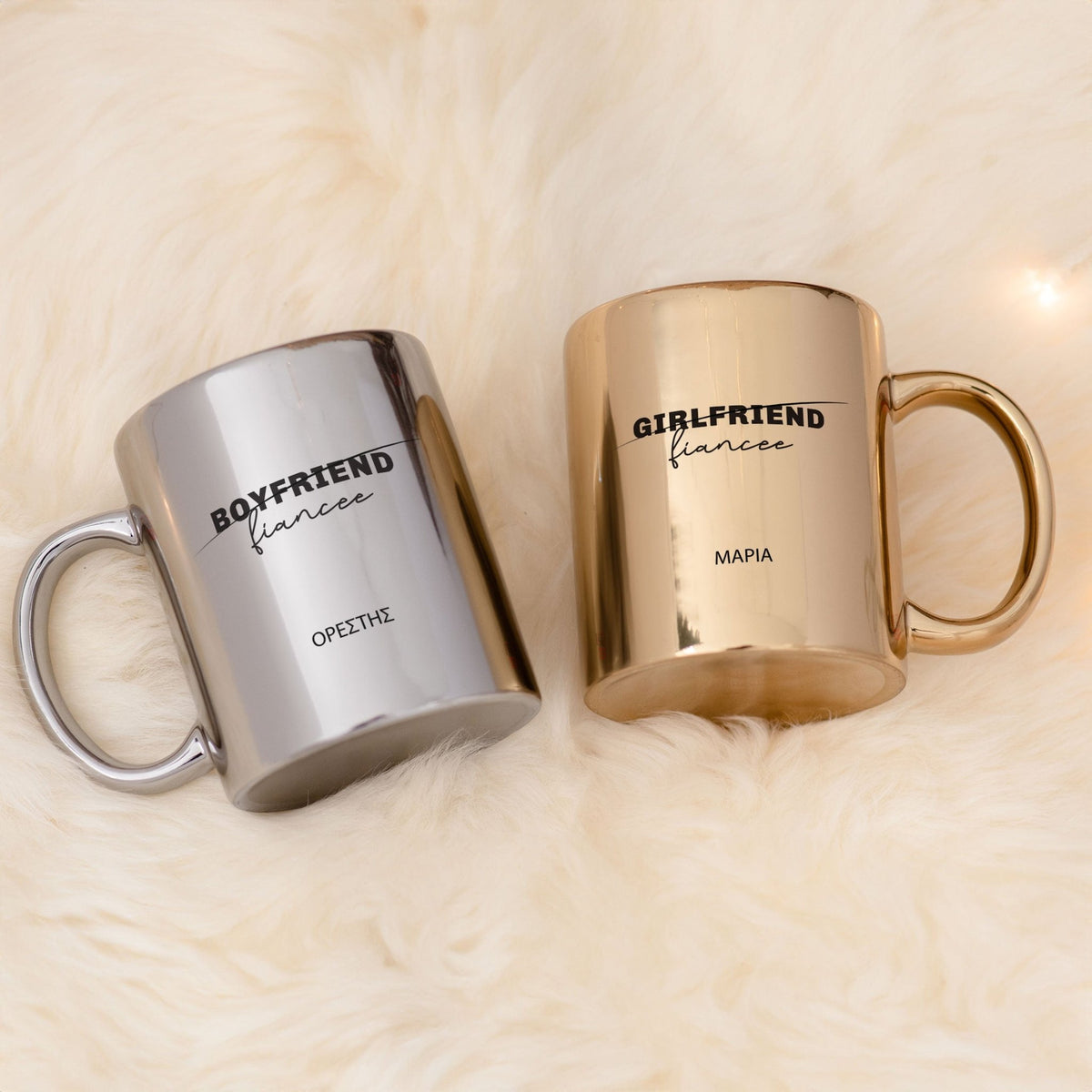 Girlfriend To Fiancée - Mirror Mug - GOTShirts