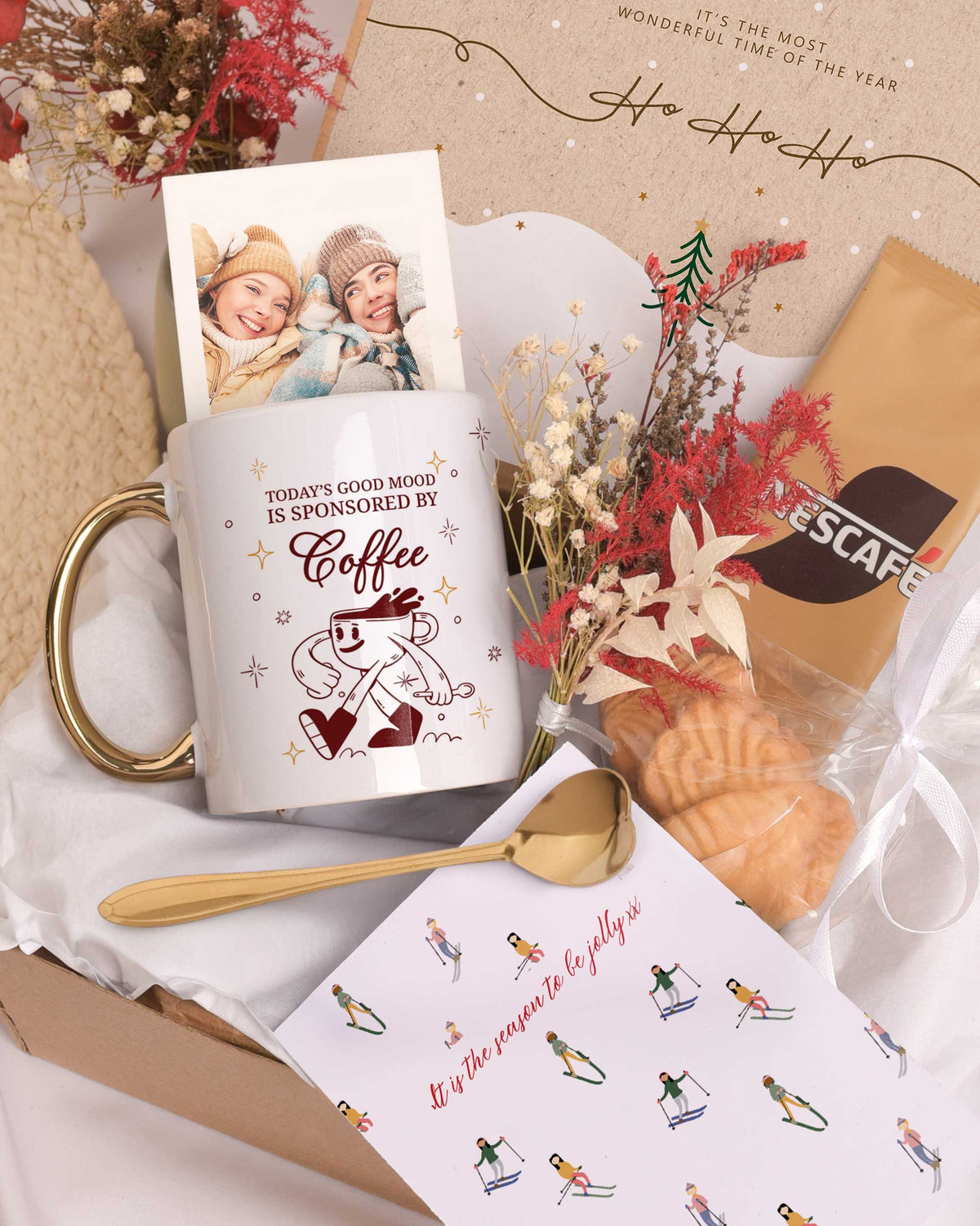 Sponsored By Coffee - Secret Santa Gold Gift Box - GOTShirts
