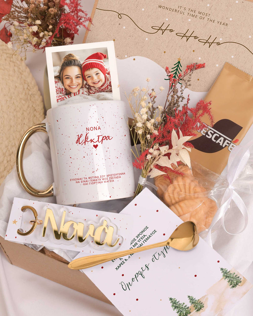 Red Dots Godmother - Christmas Gold Gift Box - GOTShirts