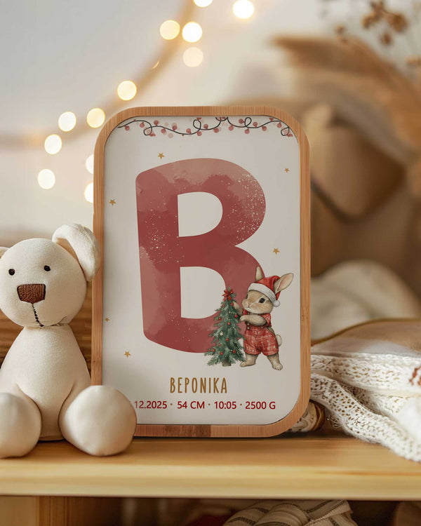 Tree Rabbit & Capital Letter - Newborn Gift Box - GOTShirts