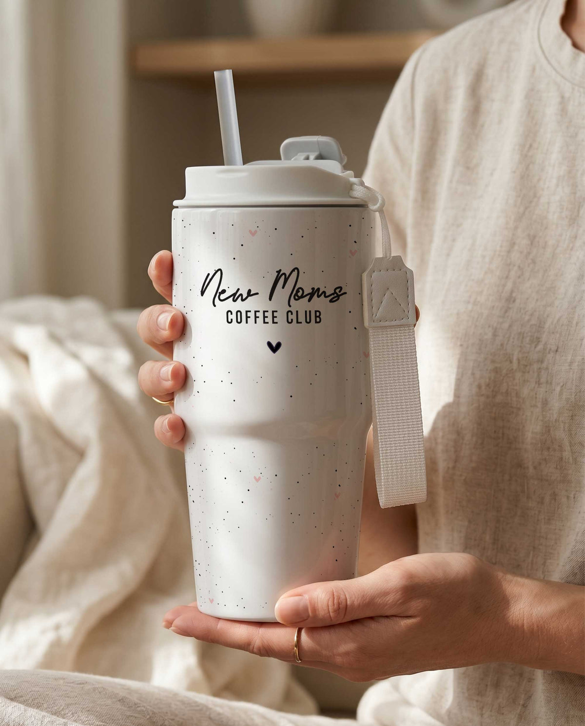 New Moms - Tumbler With Portable lid - GOTShirts