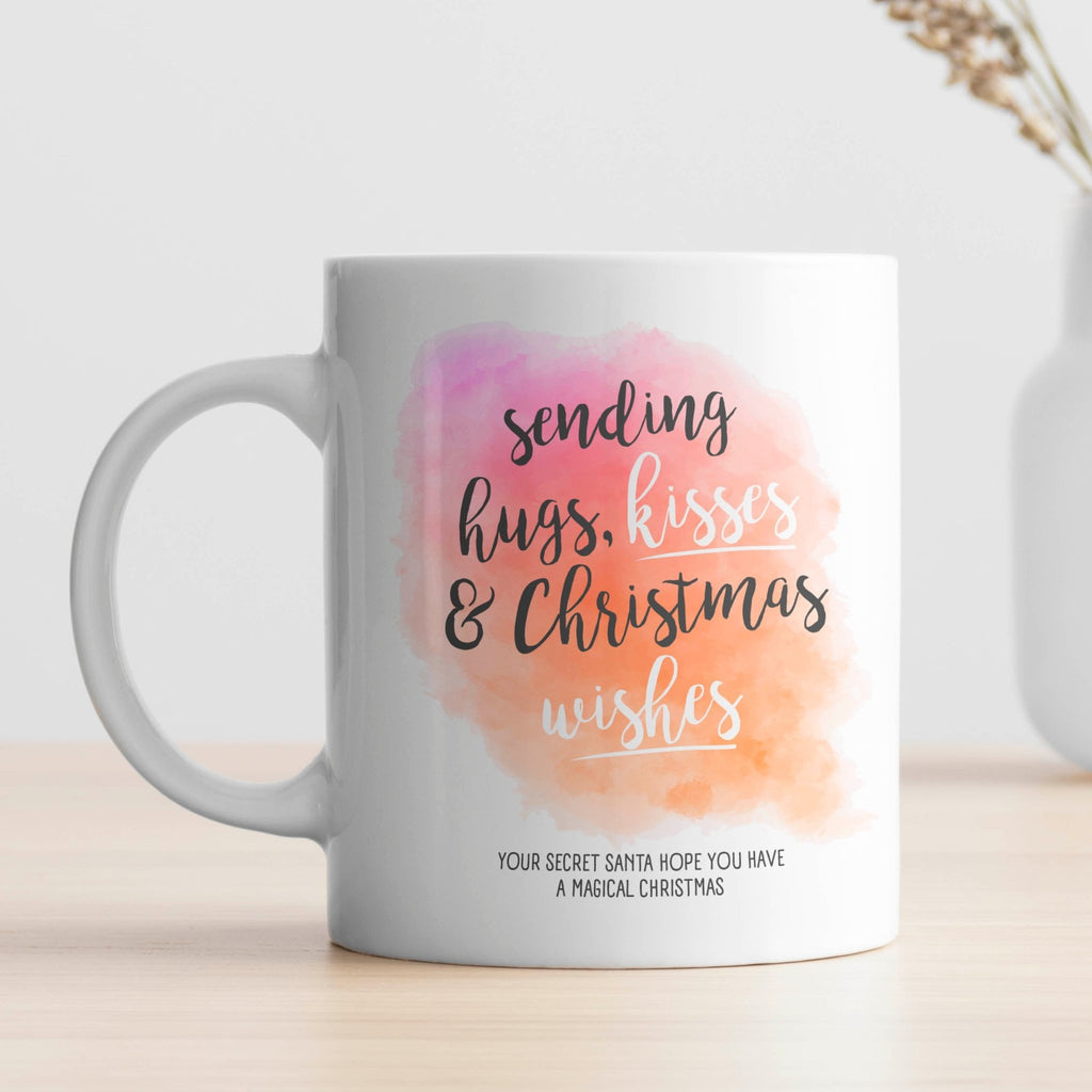 Sending Hugs, Kisses & Christmas Wishes - Ceramic Mug 330ml - GOTShirts