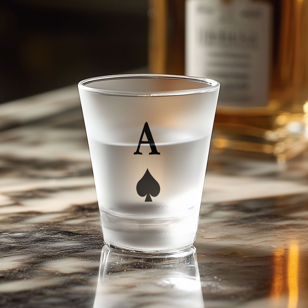 Capital Letter - Frosted Shot Glass - GOTShirts