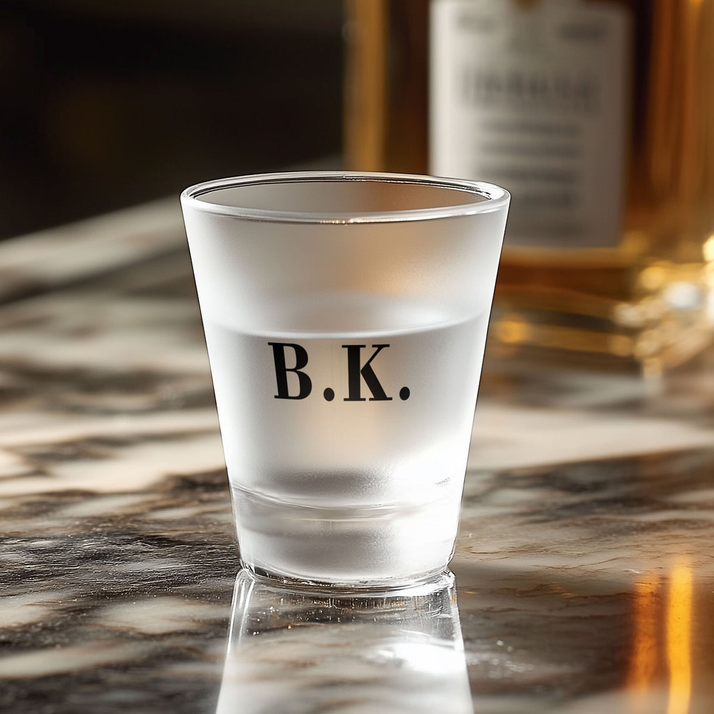 Initials - Frosted Shot Glass - GOTShirts