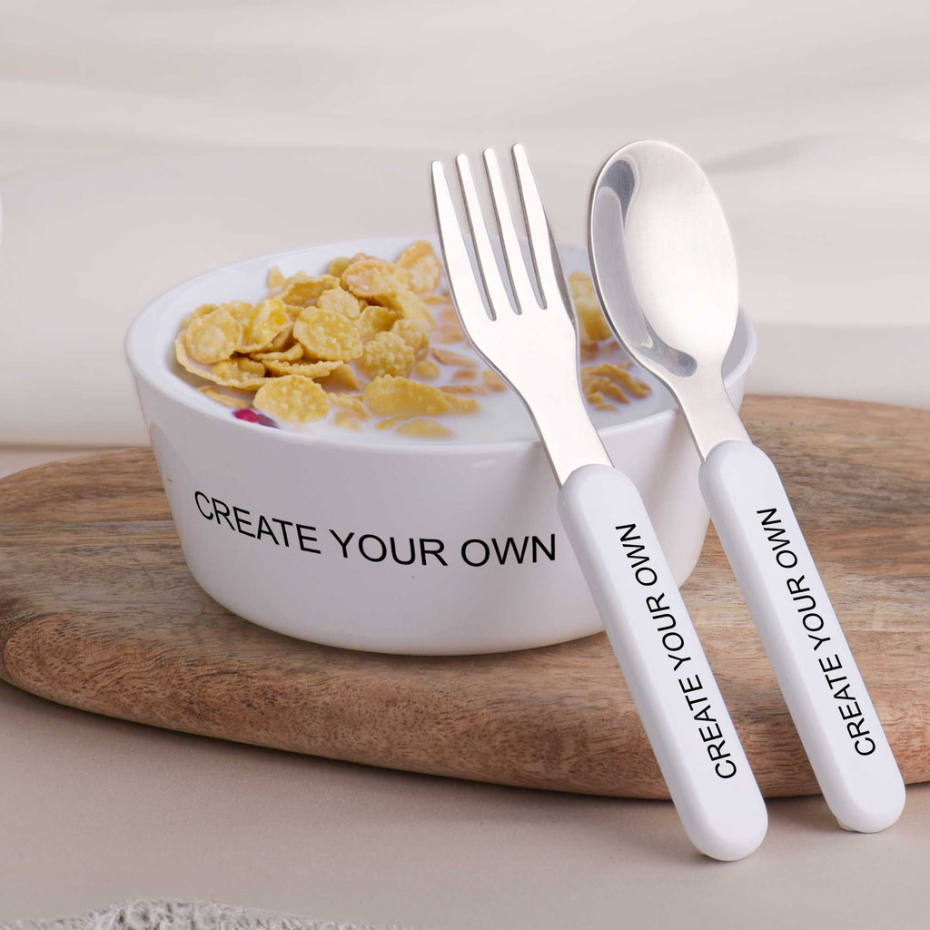 Kids Bowl/Spoon/Fork Set - Create Your Own