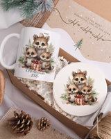 Mummy And Kids - Ceramic Mug 11oz & Coaster Gift Box - GOTShirts