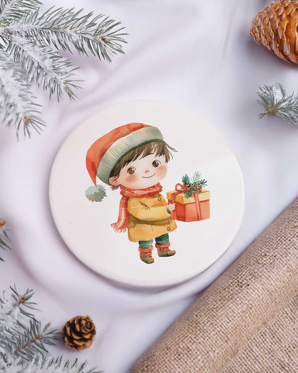 Best Grandpa Boy - Ceramic Mug 11oz & Coaster Gift Box - GOTShirts