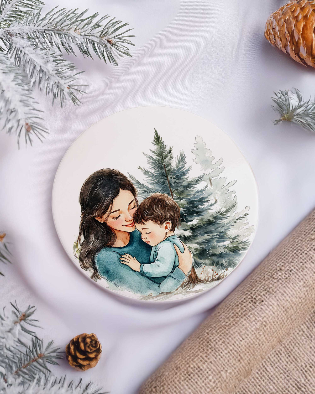 Godmother And Boy - Ceramic Mug 11oz & Coaster Gift Box (Copy) - GOTShirts
