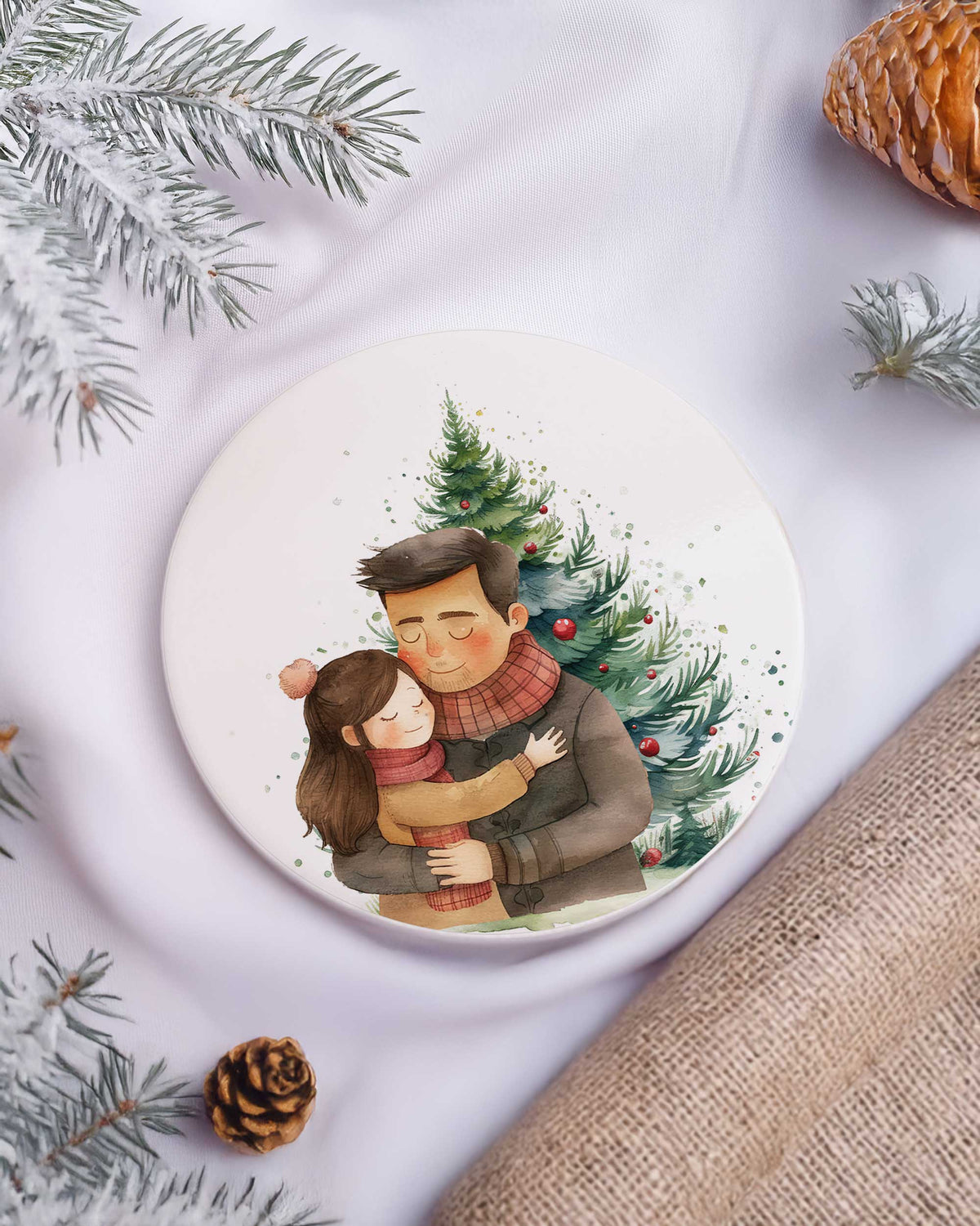 Godfather And Girl - Ceramic Mug 11oz & Coaster Gift Box - GOTShirts