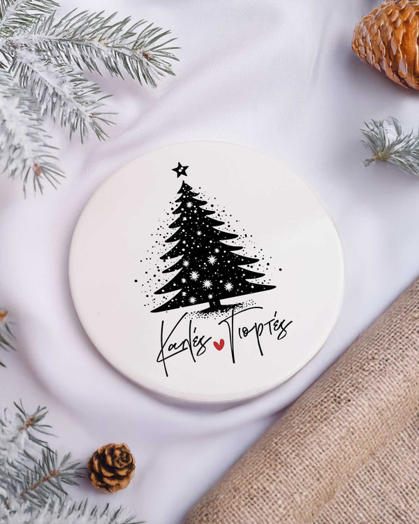 Happy Holidays Teacher - Ceramic Mug 11oz & Coaster Gift Box - GOTShirts