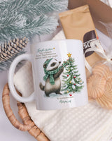 Merry Christmas Godfather - Ceramic Mug 11oz & Coaster Gift Box - GOTShirts