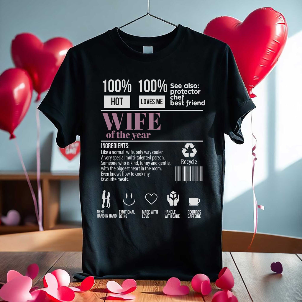 Wife Of The Year - T-Shirt - GOTShirts