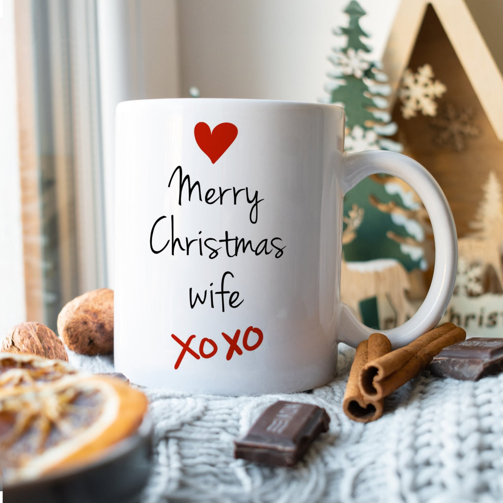 Merry Christmas Wife - Ceramic Mug 330ml - GOTShirts