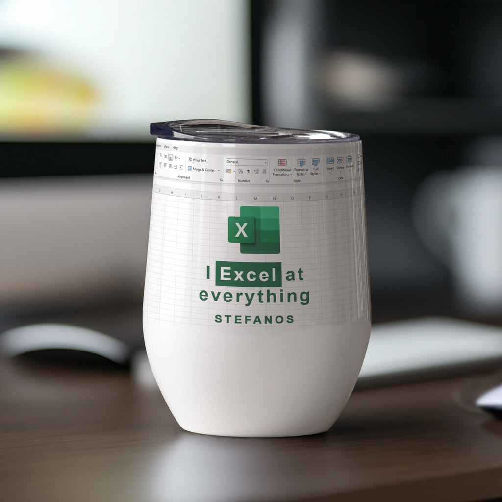 I Excel At Everything - Stainless Steel White Mug - GOTShirts