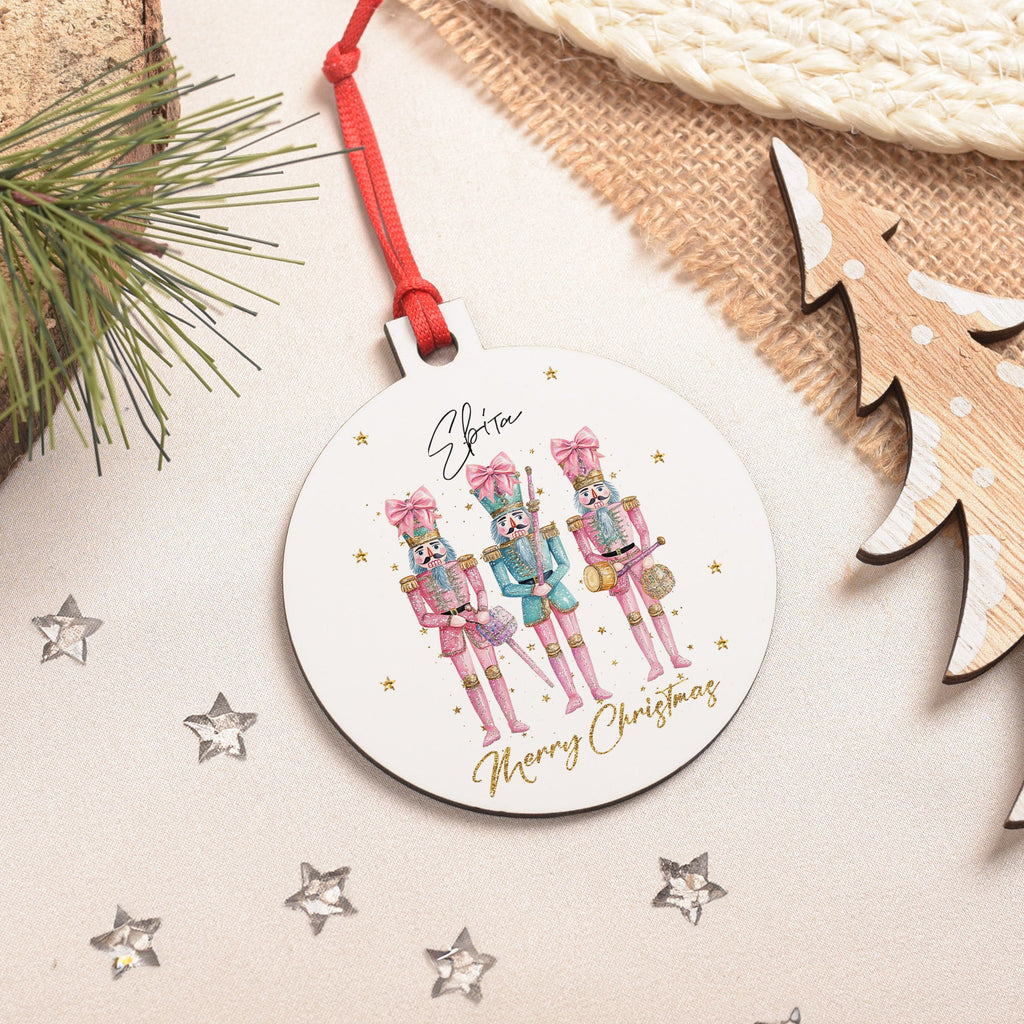 Pink Nutcrackers - Wooden Ornament - GOTShirts
