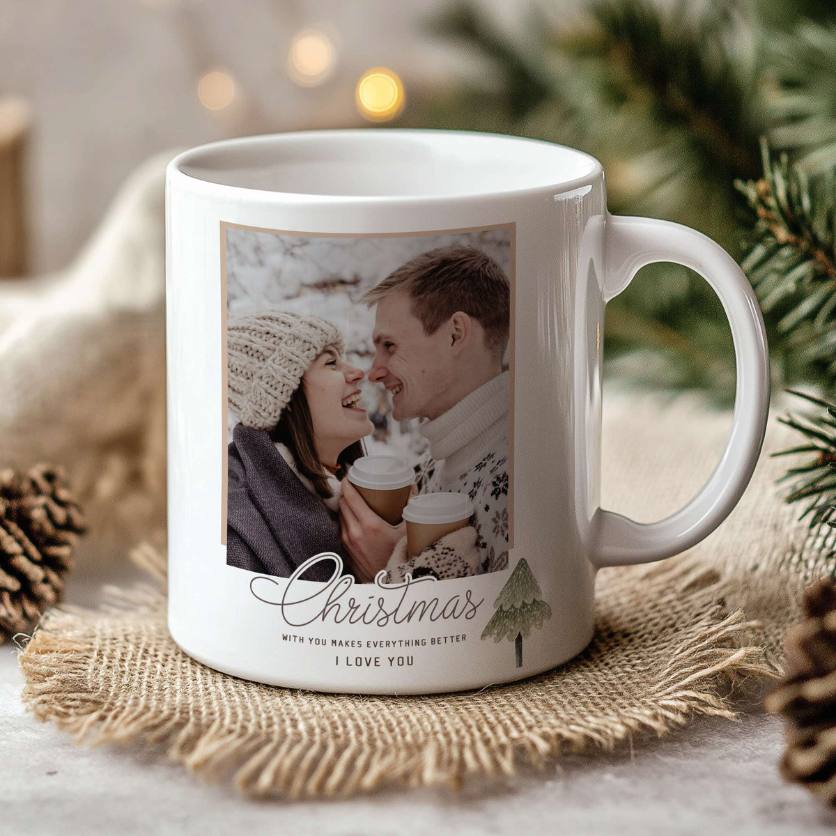 Christmas With You - Ceramic Mug 330ml - GOTShirts
