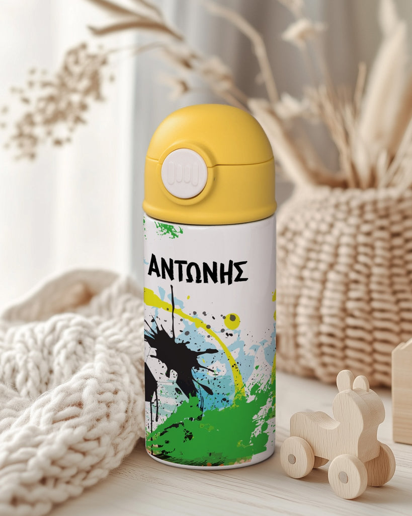 Football - Double Wall Colored Water Bottle - GOTShirts