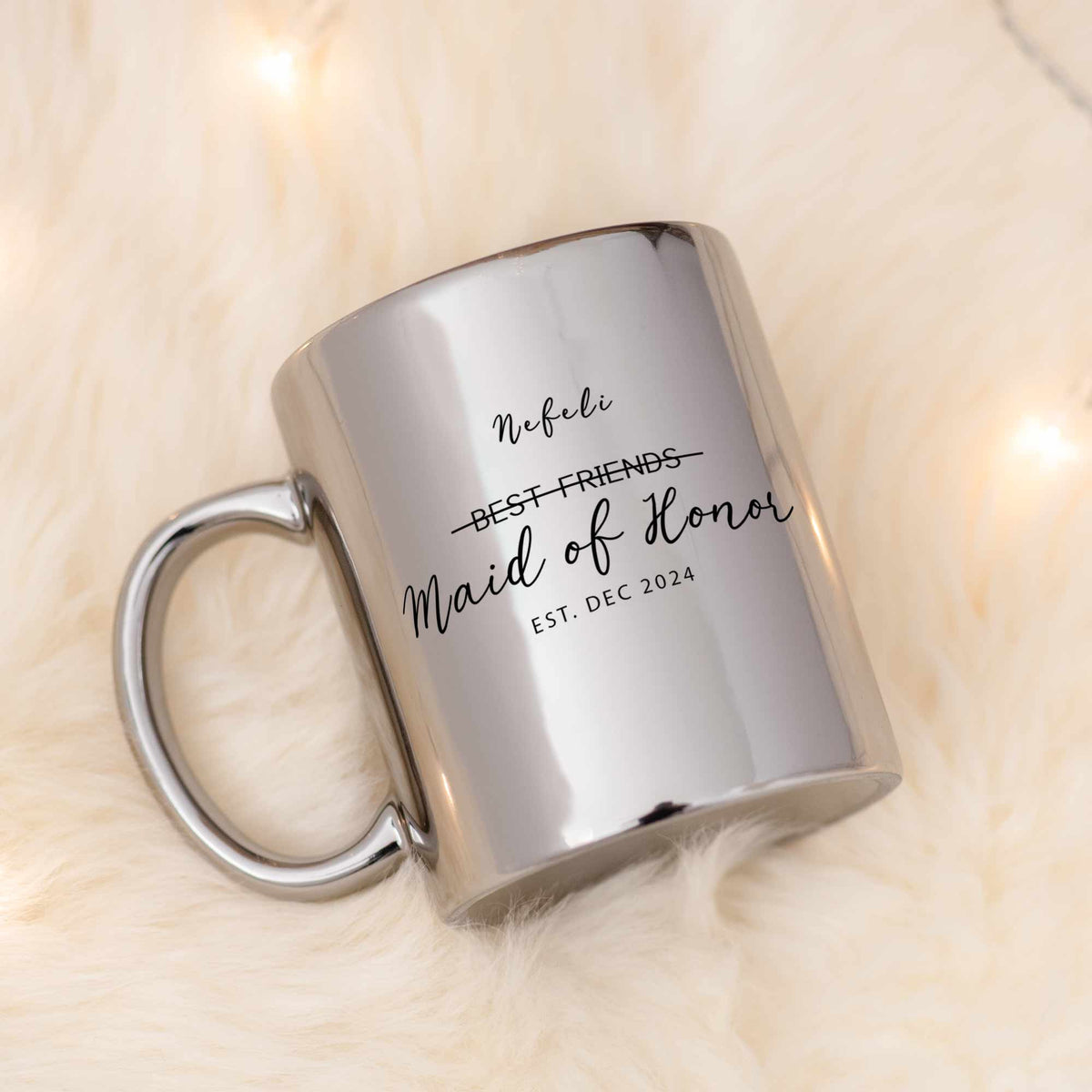 Maid Of Honor - Mirror Mug - GOTShirts