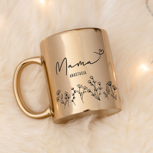 Mama & Flowers - Mirror Mug - GOTShirts