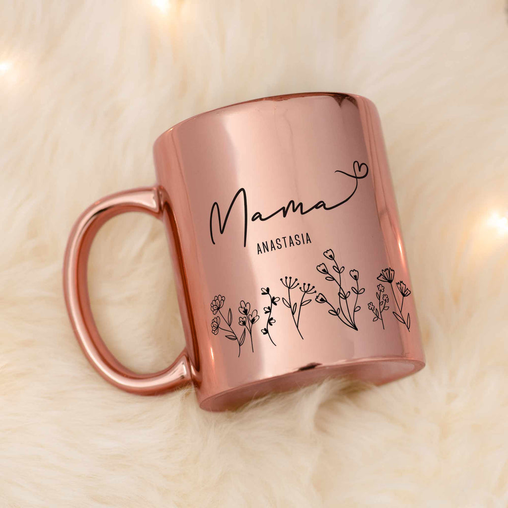 Mama & Flowers - Mirror Mug - GOTShirts