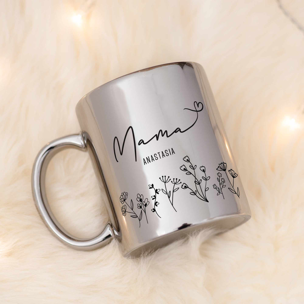 Mama & Flowers - Mirror Mug - GOTShirts