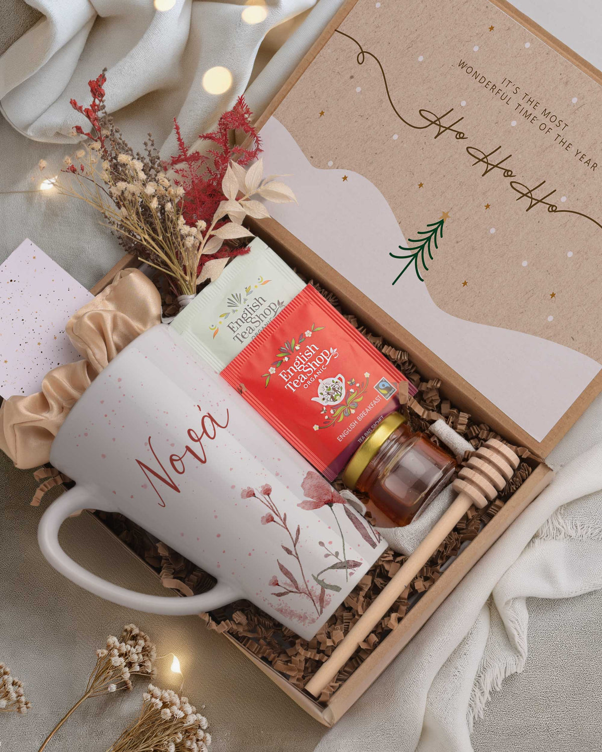 Godmother Red Florals - Tea Gift Box - GOTShirts