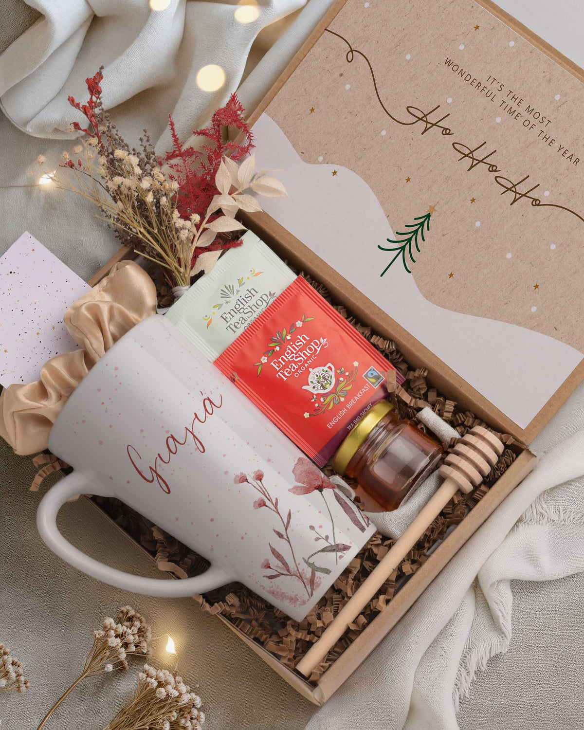 Red Flowers - Tea Gift Box - GOTShirts