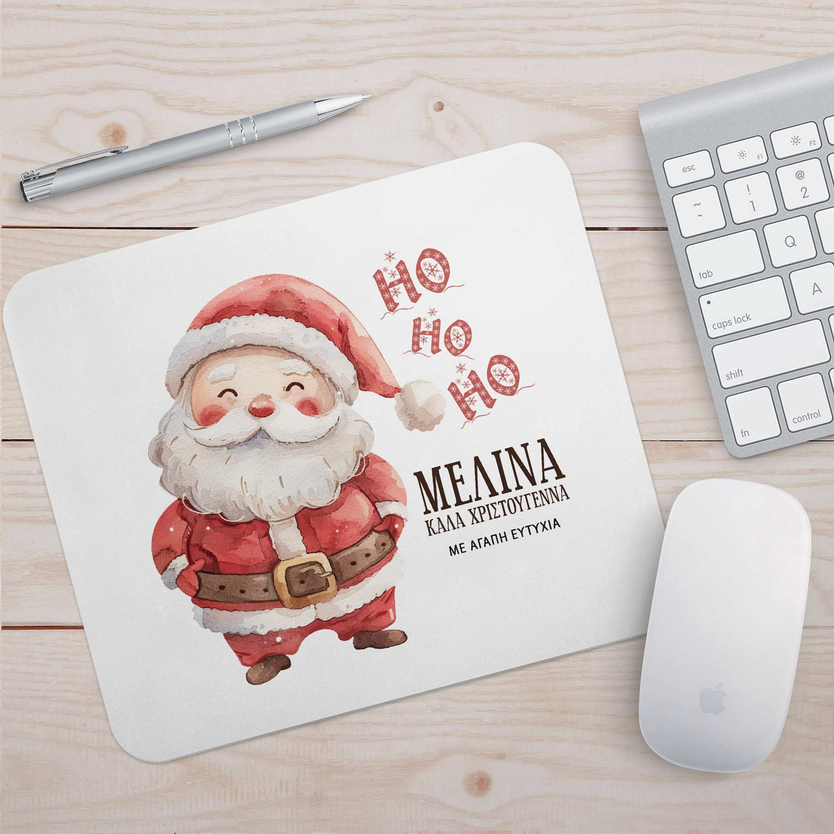 Ho Ho Ho Santa Claus - Mousepad - GOTShirts