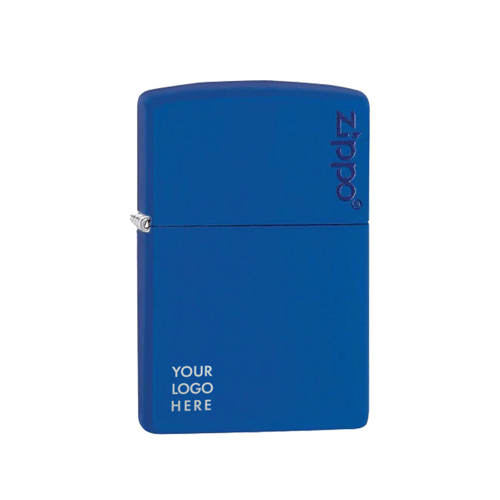 Classic Zippo® Royal Blue Matte Lighter (Engraved) - GOTShirts