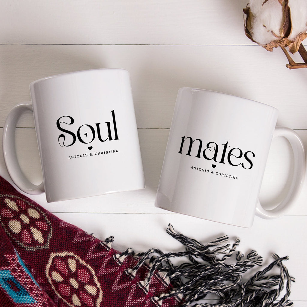 Soul Mates - Ceramic Mug 330ml Set Of 2 - GOTShirts