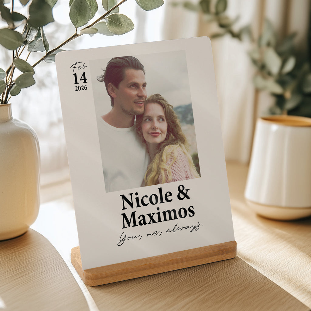 You Me Always - Bamboo Stand Frame - GOTShirts