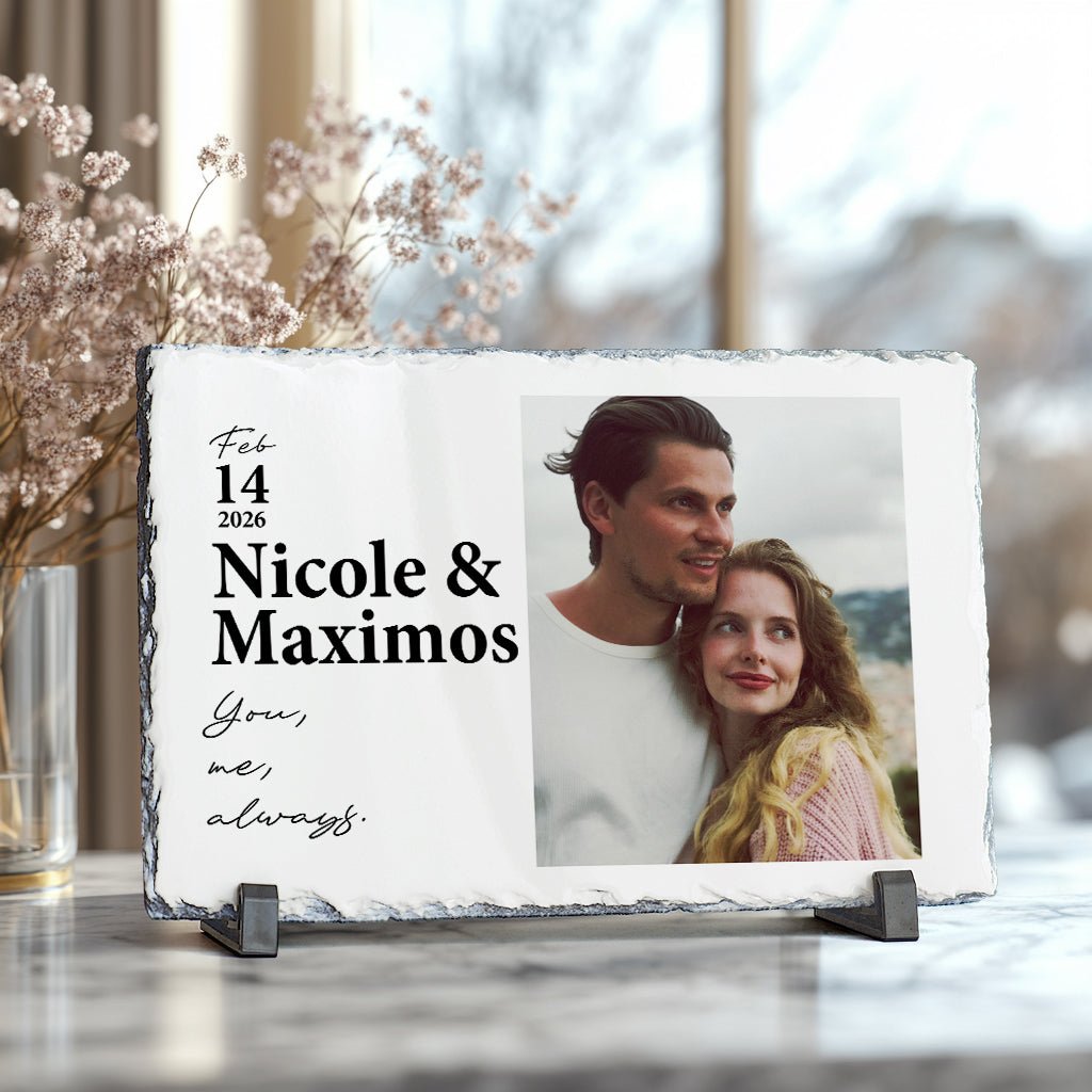 You Me Always - Rock Photo Slate - GOTShirts