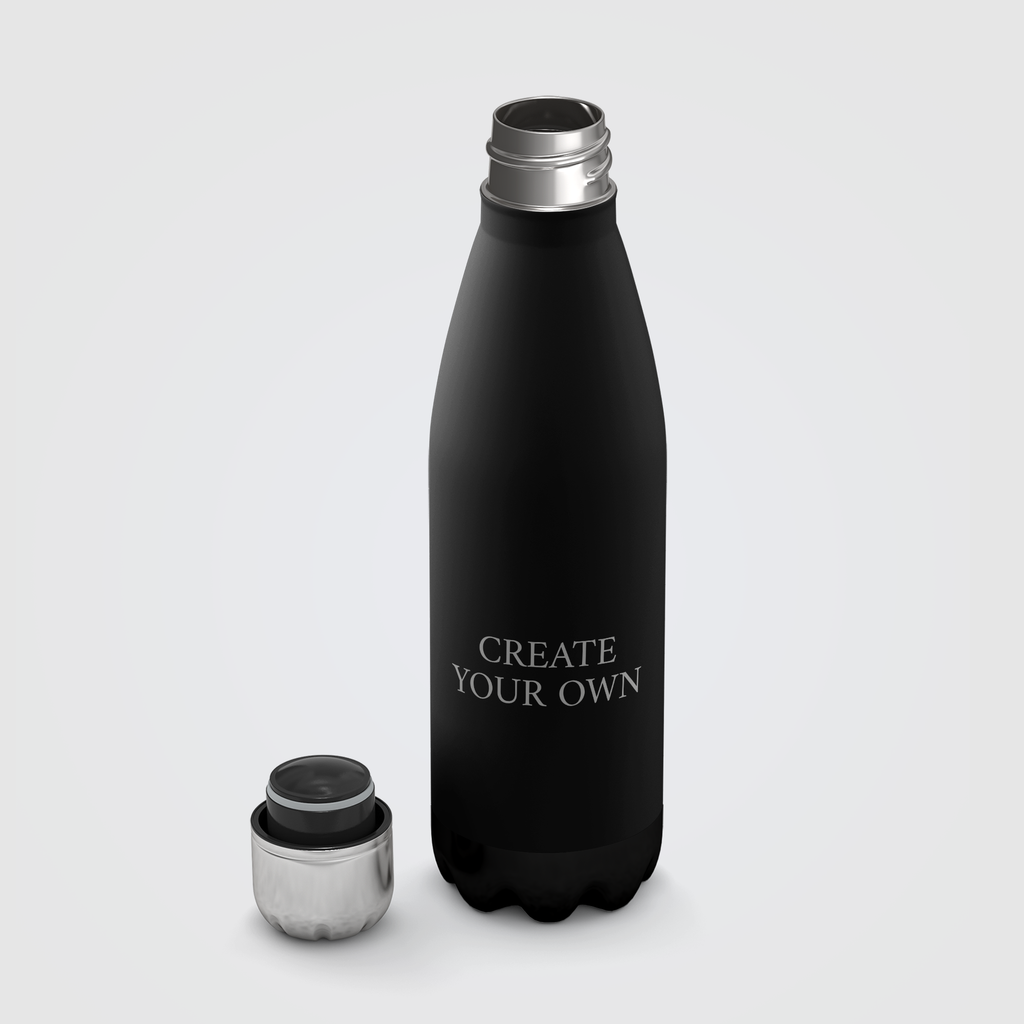Personalized Engraved Black Bowling Bottle 500ml