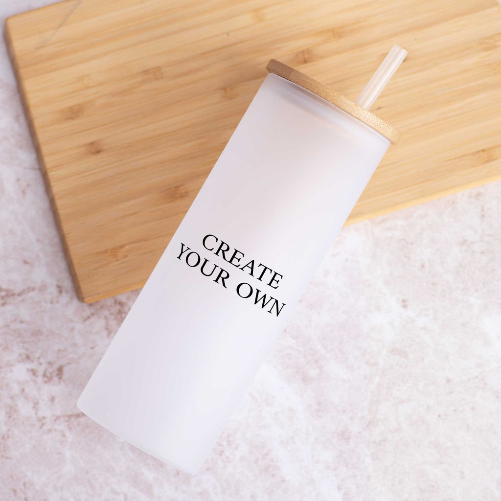 Skinny Frosted Glass Tumbler - GOTShirts