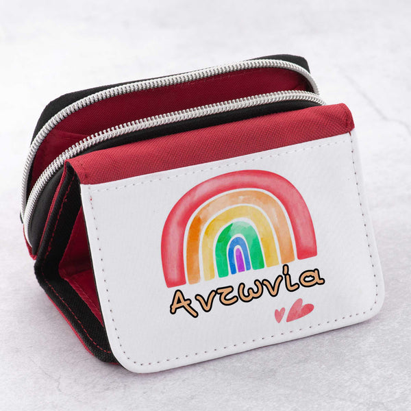Watercolor Rainbow - Kid's Jean Wallet - GOTShirts