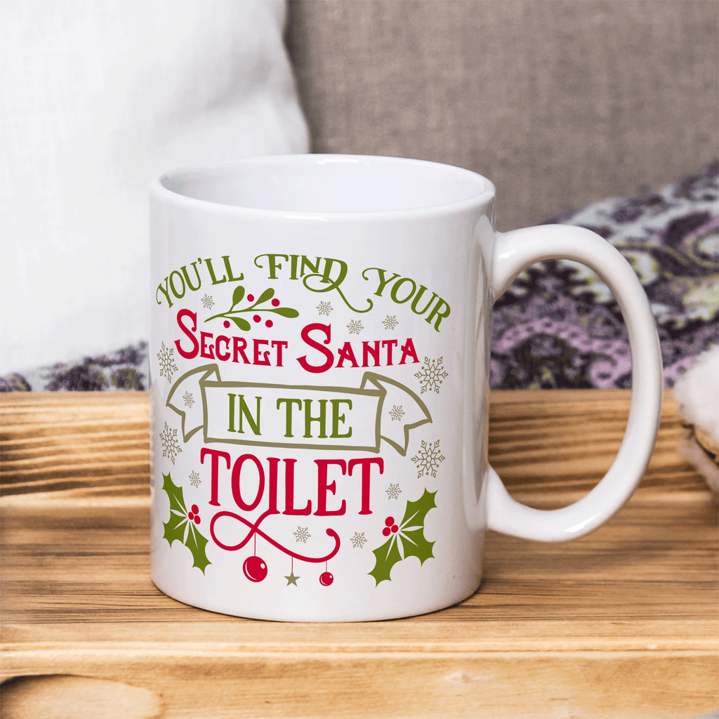 Secret Santa Toilet - Ceramic Mug 330ml