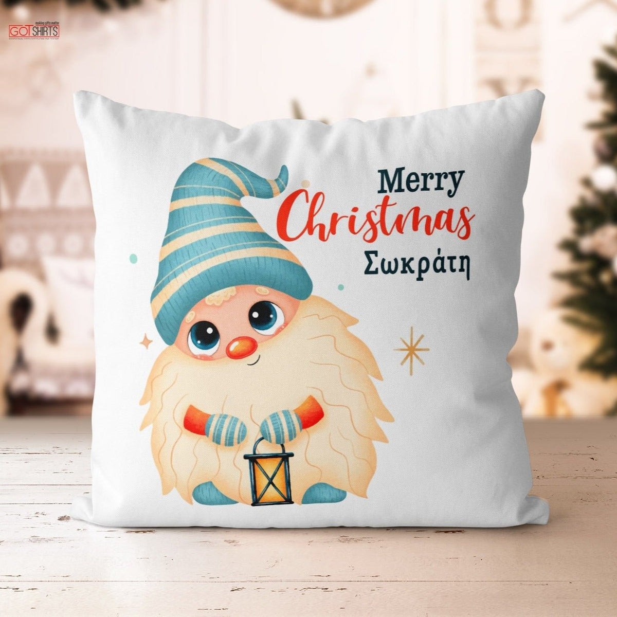 Christmas Pillow - Gnome - GOTShirts