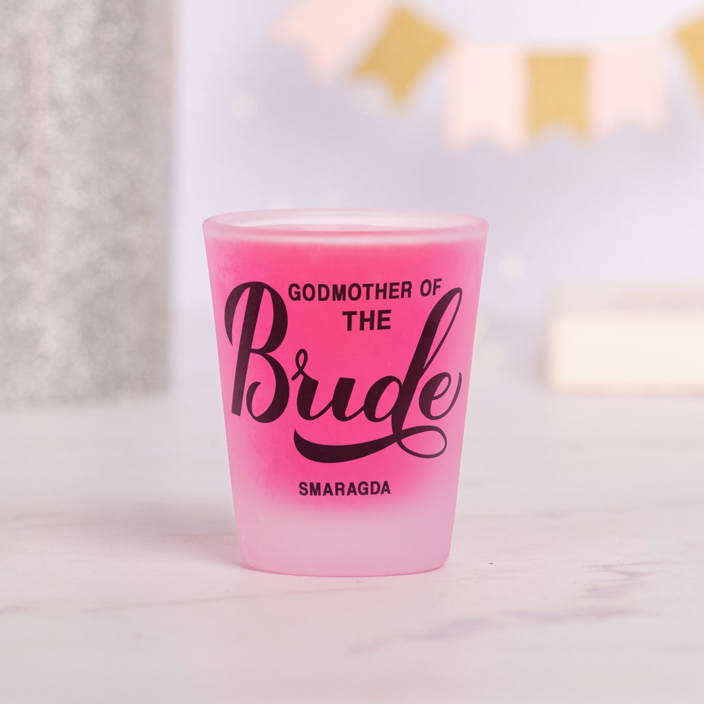 Godmother Of The Bride - Frosted Shot Glass