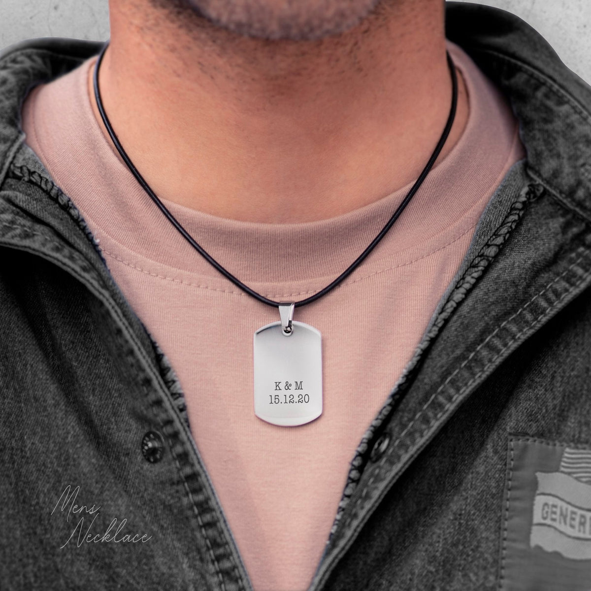 Dog Tag Necklace (Engraved) - GOTShirts