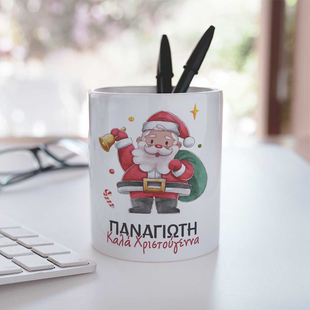 Santa Claus - Ceramic Pencil Holder - GOTShirts