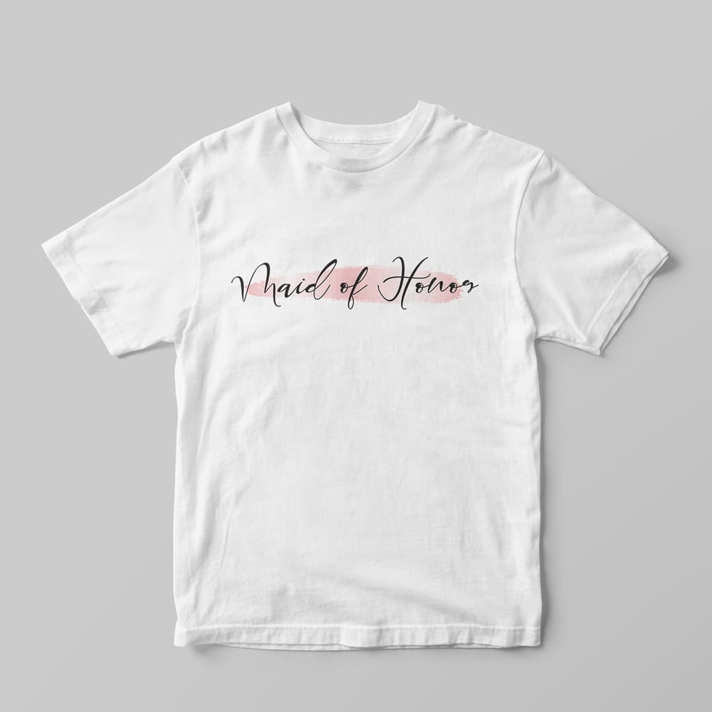 Maid Of Honor B T-Shirt - GOTShirts