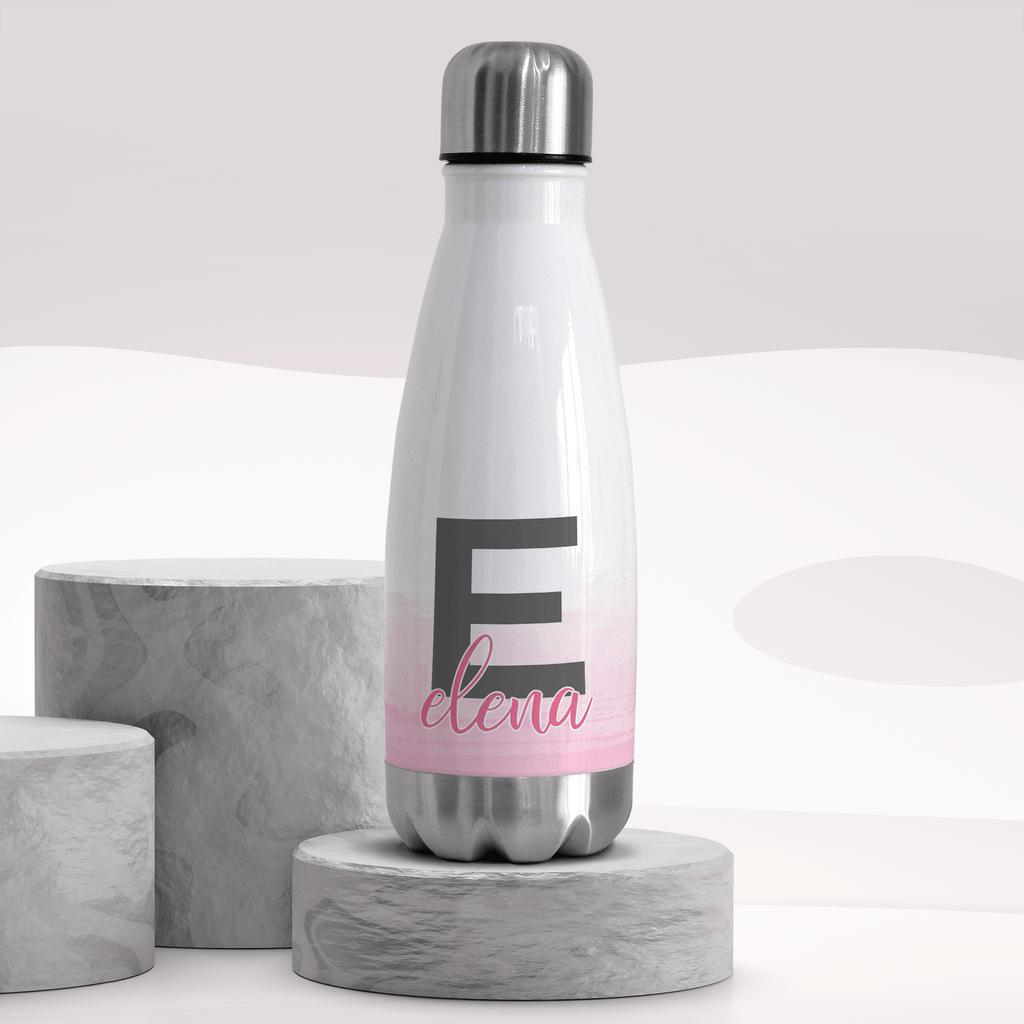 Pink Letter & Name - Bowling Bottle 350ml - GOTShirts