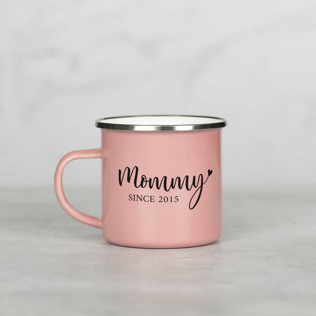 Mommy - Colored Enamel Stainless Steel Mug
