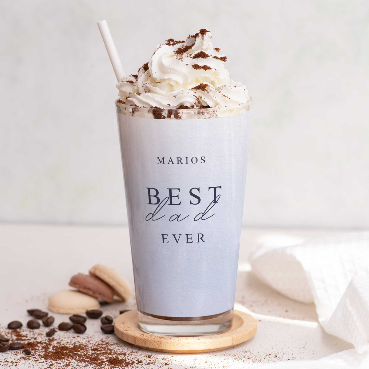 Best Dad Ever - Glass Latte Mug - GOTShirts