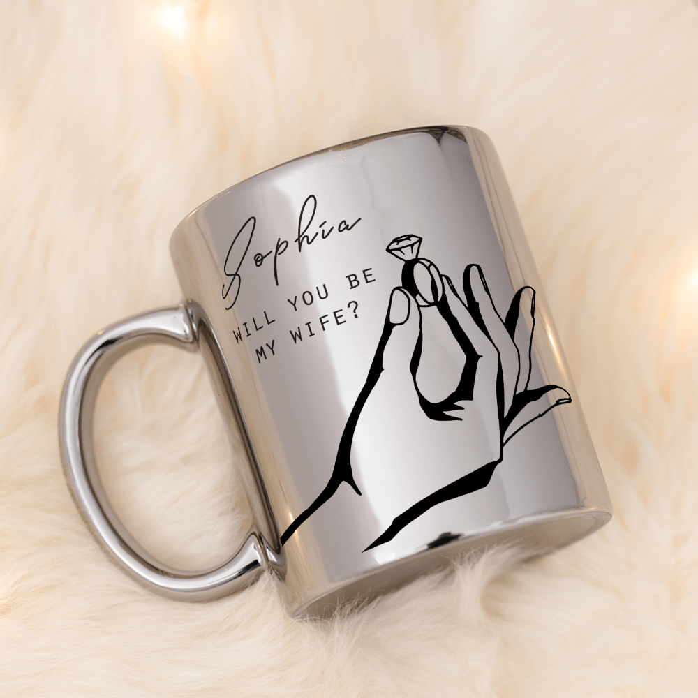 Will You Be My Wife Mirror Mug - GOTShirts