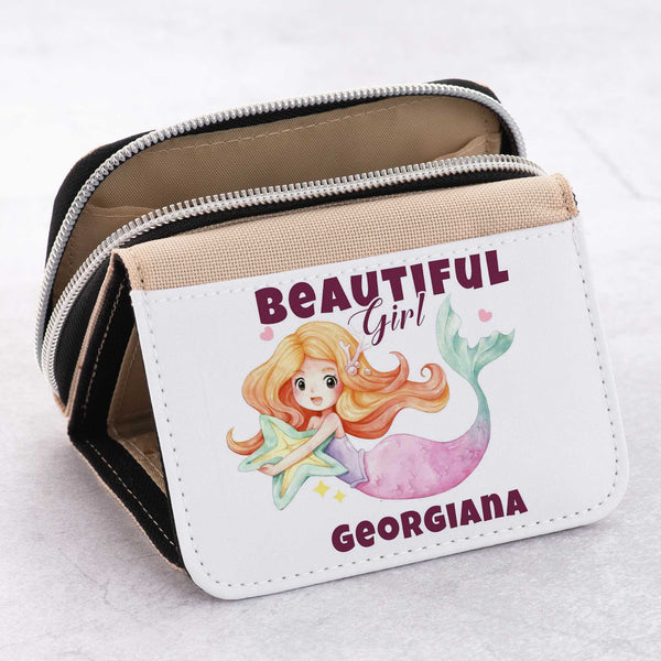 Beautiful Girl Mermaid - Kid's Jean Wallet - GOTShirts