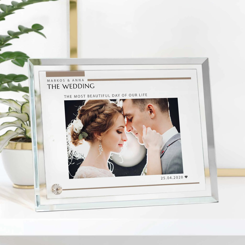 The Wedding - Crystal Photo Display