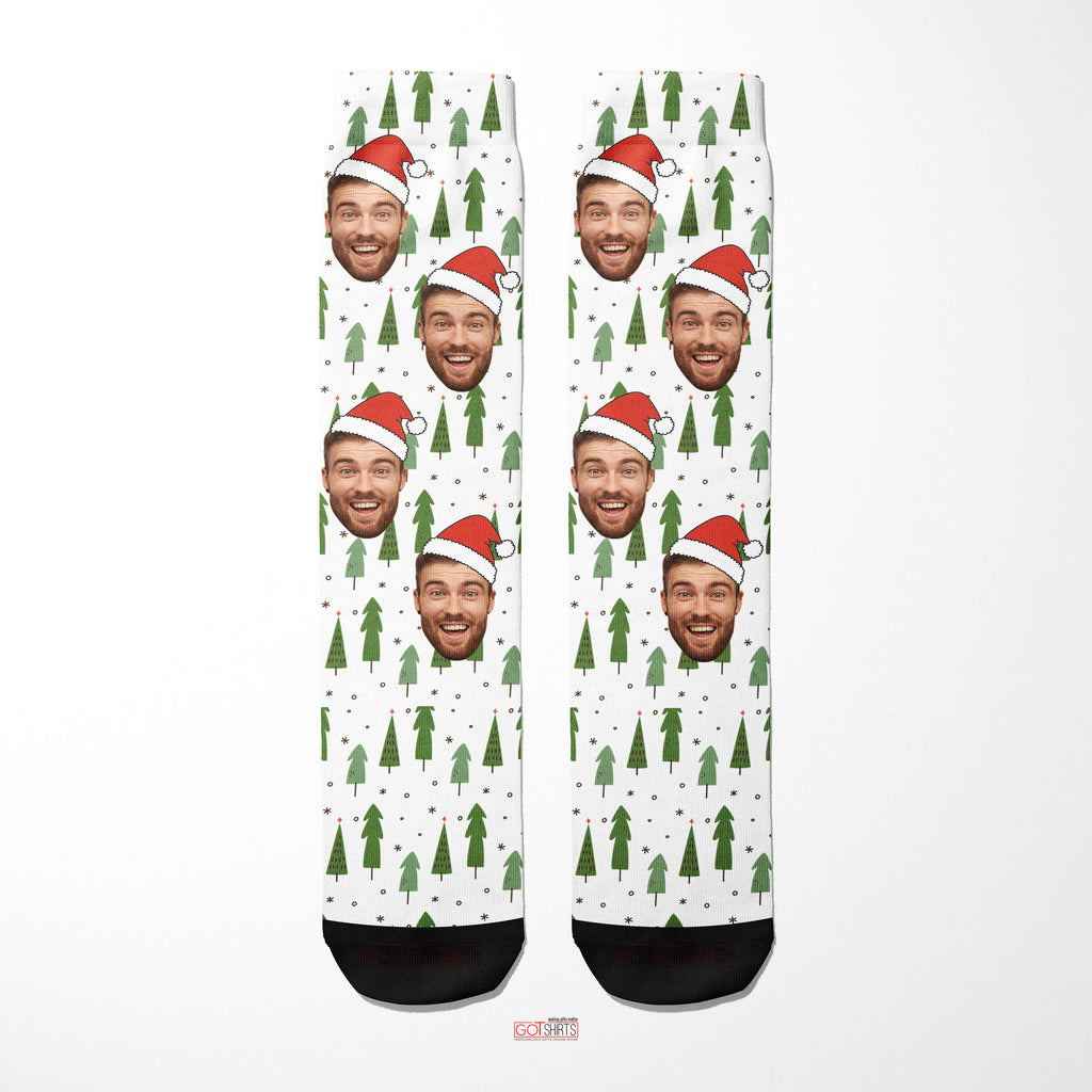 Christmas Trees Pattern - Socks