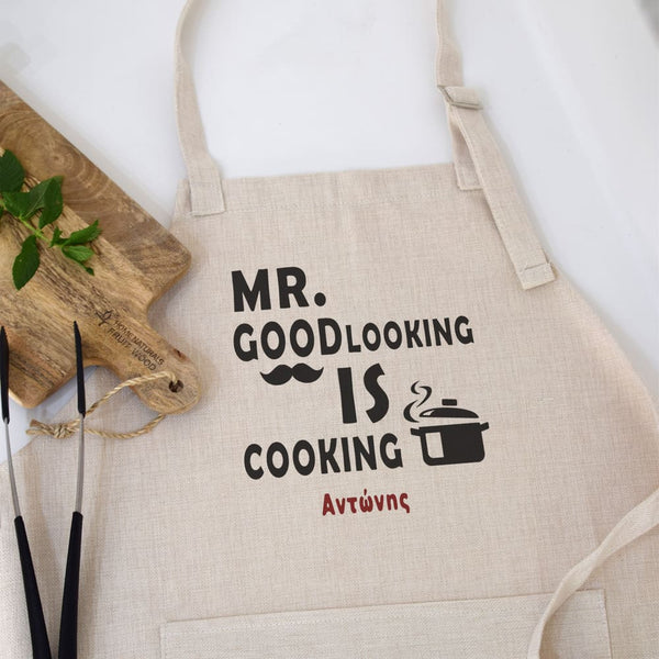 Mr. Good - looking - Cooking Apron - GOTShirts